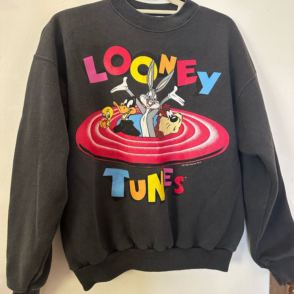 Vintage 1994 Looney Tunes Graphic Sweatshirt Adult XL